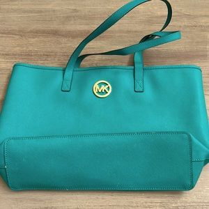 Michael Kors Teal tote bag available